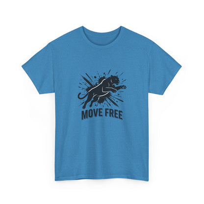 Tricou Gildan 5000 “MOVE FREE” – Bumbac 100% Rezistent, Confort Zilnic & Stil Streetwear Autentic
