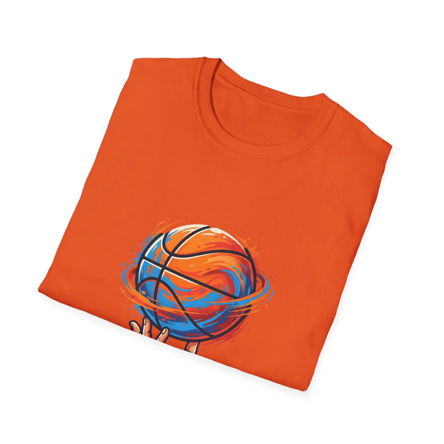 Basketball Passion T-Shirt | Spinning Ball Illustration