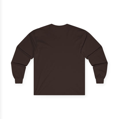 Long Sleeve Tee — "Enjoy The Moment" Retro Sunset Hiking Shirt