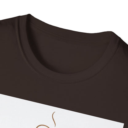 Enjoy Simple Things Coffee Cup T-Shirt | Minimalist Hand Illustration