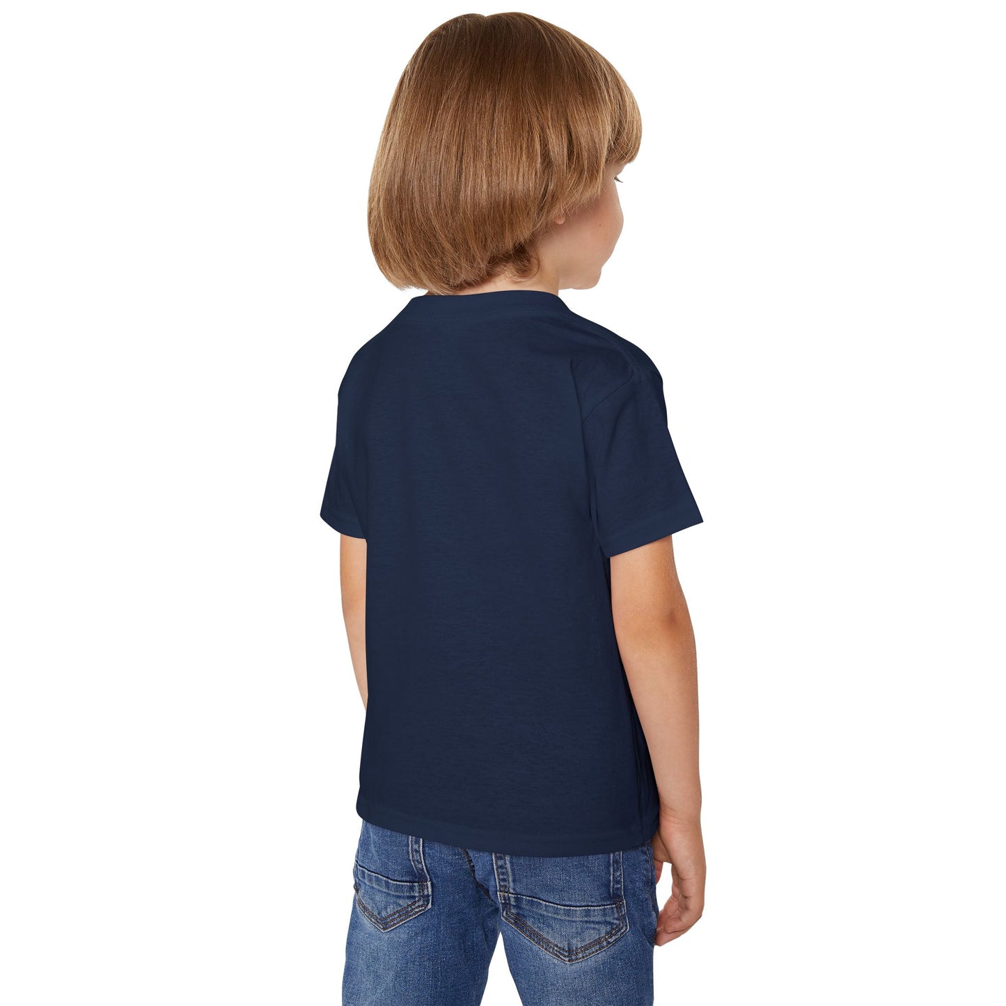 Redheaded Princess Illustration Toddler T-shirt | Floral Heart Tricou Copii Premium 100% Bumbac – Confortabil, Colorat & Perfect pentru Personalizare