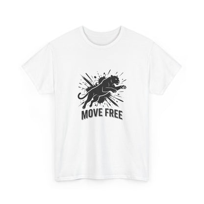 Tricou Gildan 5000 “MOVE FREE” – Bumbac 100% Rezistent, Confort Zilnic & Stil Streetwear Autentic