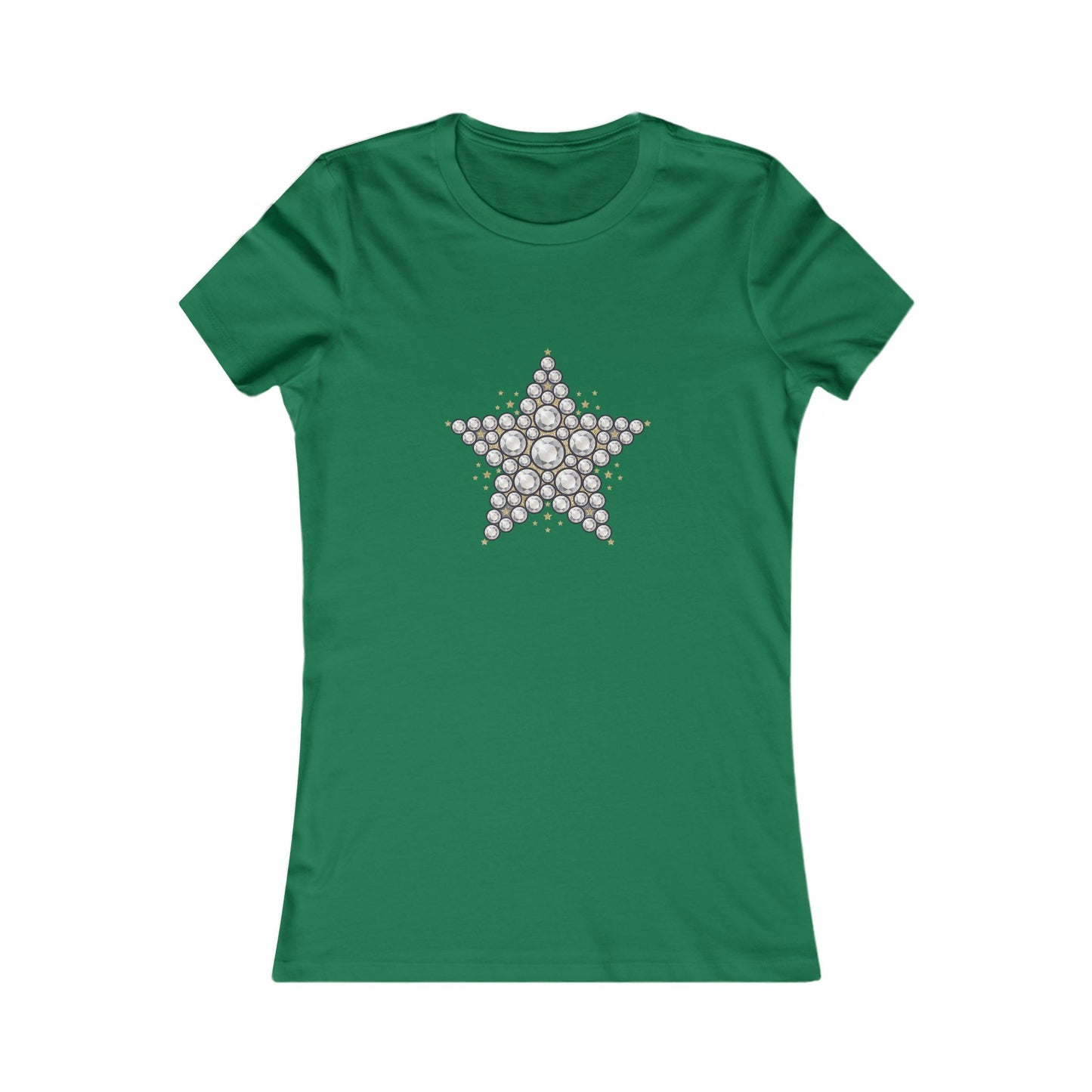 Bubble Star Tee | Hand-drawn bubble star graphic, minimalist celestial designTricou Damă Premium 100% Bumbac – Elegant, Confortabil & Modern