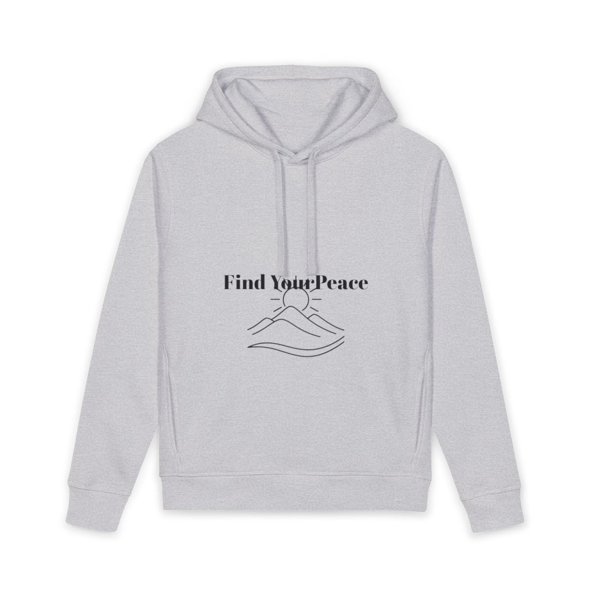 Hanorac Find Your Peace | Minimal Mountain Line Art