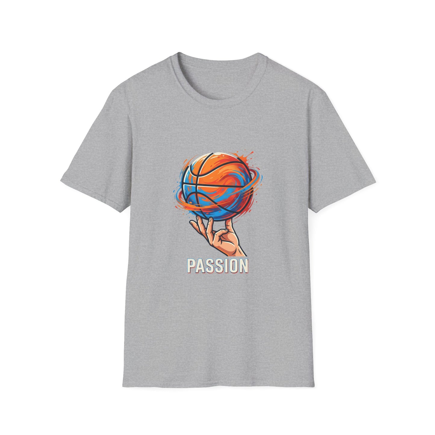 Basketball Passion T-Shirt | Spinning Ball Illustration