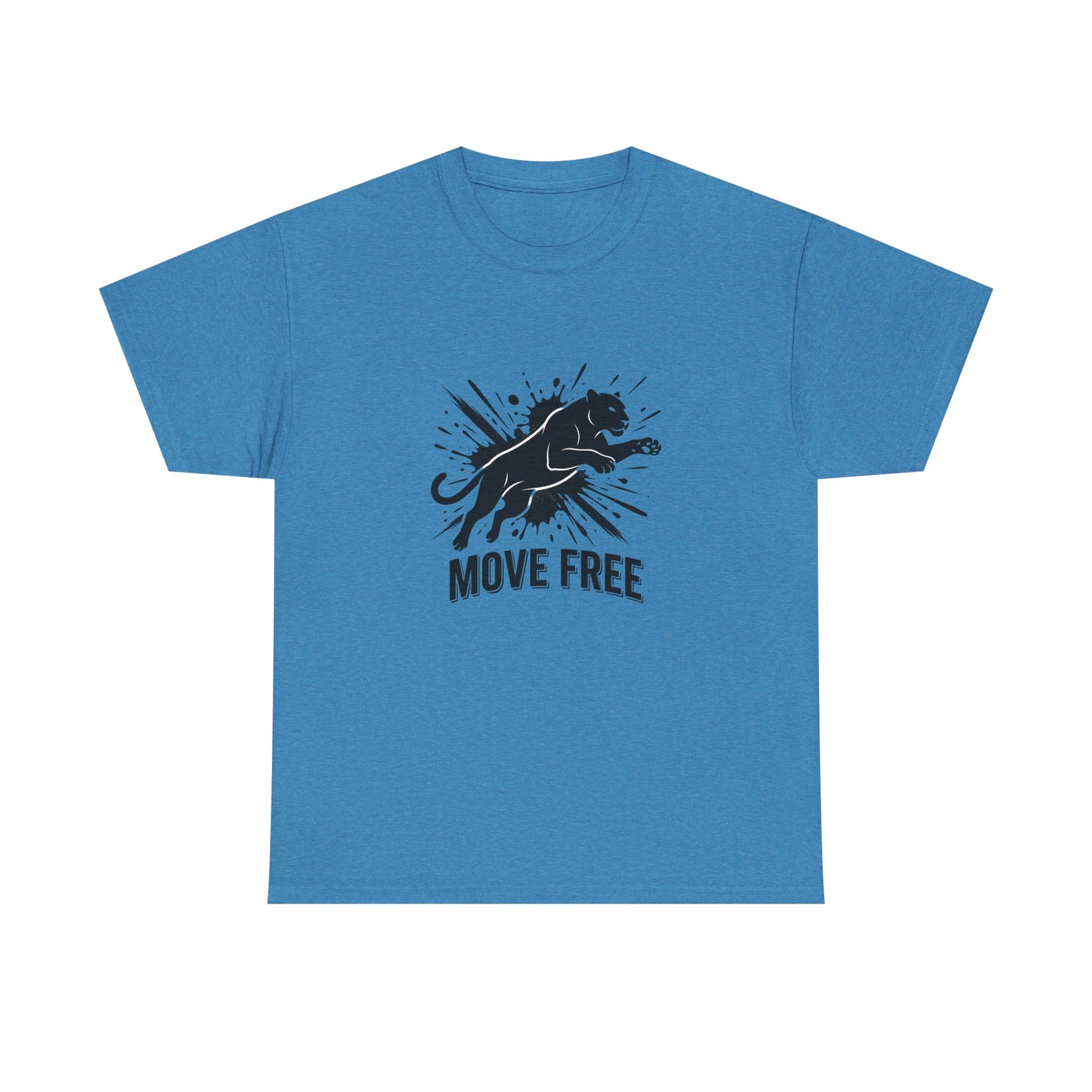 Tricou Gildan 5000 “MOVE FREE” – Bumbac 100% Rezistent, Confort Zilnic & Stil Streetwear Autentic
