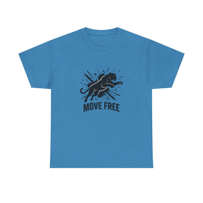 Tricou Gildan 5000 “MOVE FREE” – Bumbac 100% Rezistent, Confort Zilnic & Stil Streetwear Autentic