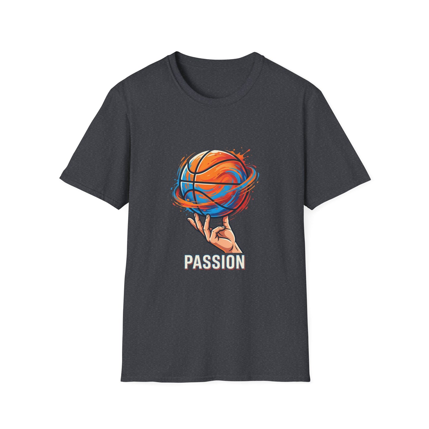 Basketball Passion T-Shirt | Spinning Ball Illustration