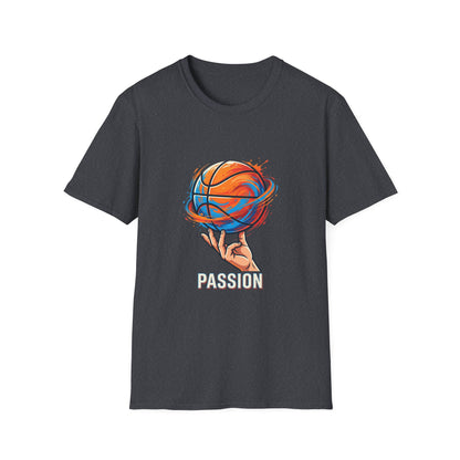 Basketball Passion T-Shirt | Spinning Ball Illustration
