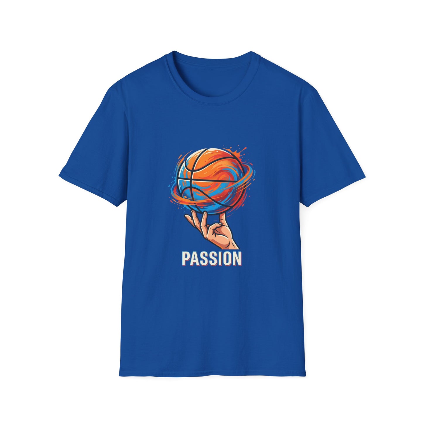 Basketball Passion T-Shirt | Spinning Ball Illustration