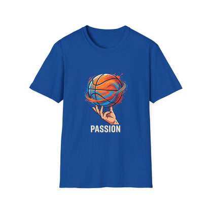 Basketball Passion T-Shirt | Spinning Ball Illustration