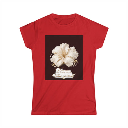 Tricou Damă Softstyle Premium – Bumbac Moale & Croială Feminină