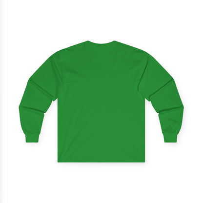 Long Sleeve Tee — "Enjoy The Moment" Retro Sunset Hiking Shirt