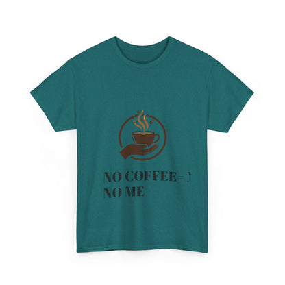 No Coffee No Me Tee | Coffee Cup Illustration, Morning Caffeine Shirt