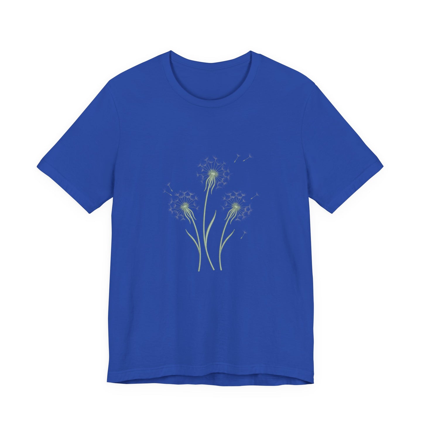 Dandelion Seed Trio Tee | Minimal Botanical Floral ShirtTricou Personalizat Păpădie Minimalistă | Bella Canvas® 3001 Bumbac Premium Unisex