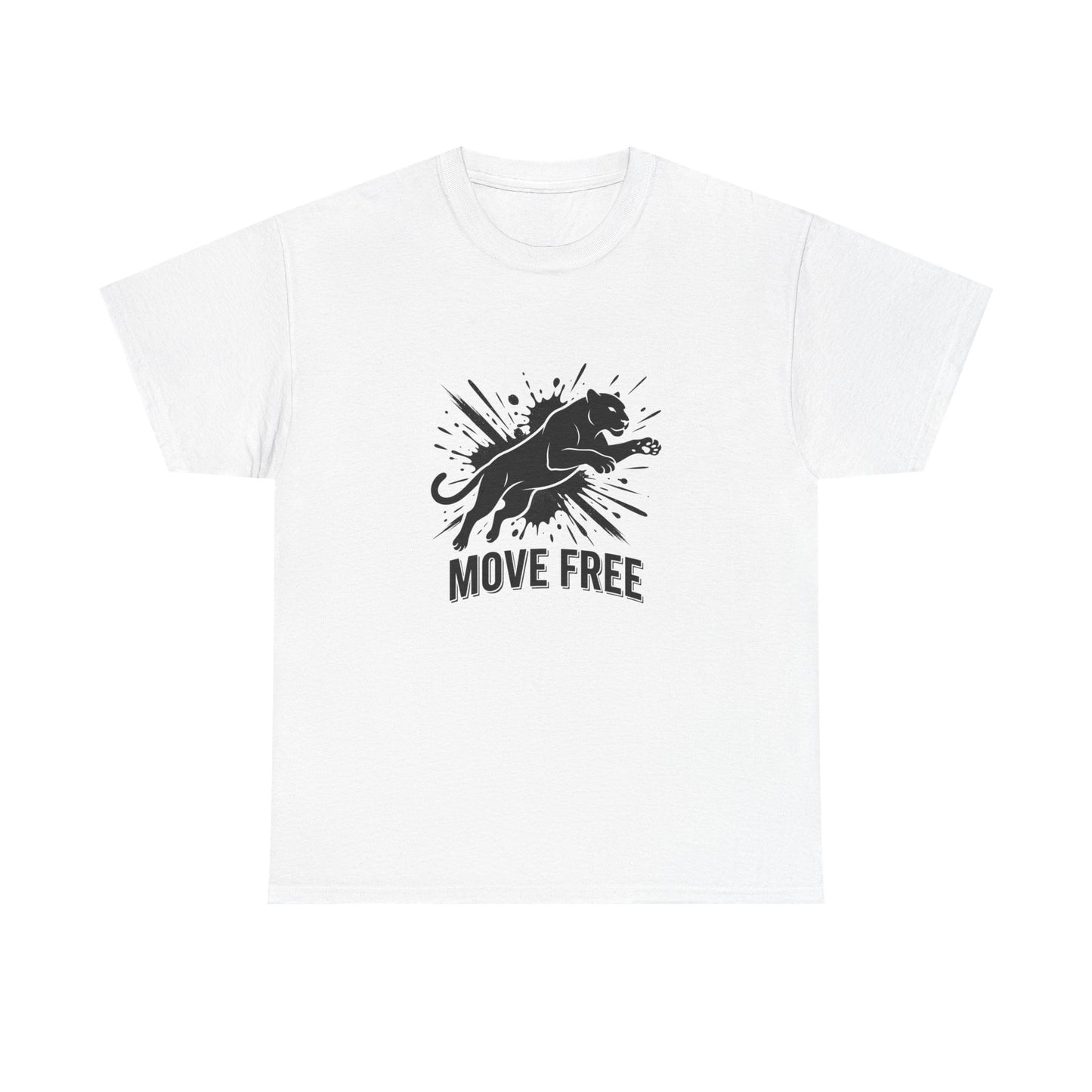 Tricou Gildan 5000 “MOVE FREE” – Bumbac 100% Rezistent, Confort Zilnic & Stil Streetwear Autentic