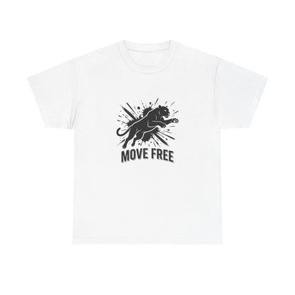 Tricou Gildan 5000 “MOVE FREE” – Bumbac 100% Rezistent, Confort Zilnic & Stil Streetwear Autentic