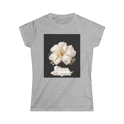 Tricou Damă Softstyle Premium – Bumbac Moale & Croială Feminină