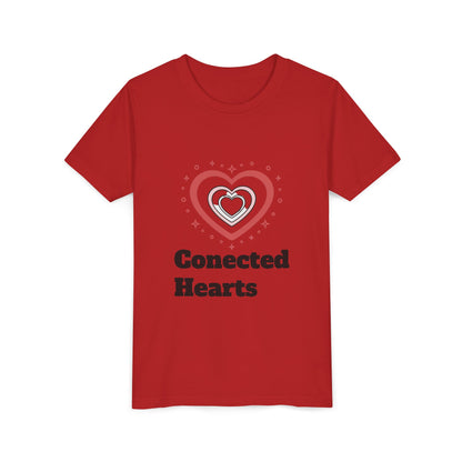 Connected Hearts Youth Tee | Heart Graphic, Love Design