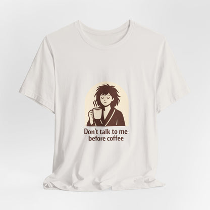 Tricou Cafea Unisex Bella Canvas 3001 – Coffee Lover Shirt, Funny Coffee Quote, Cozy Aesthetic Tee, Cadou pentru Iubitorii de Cafea