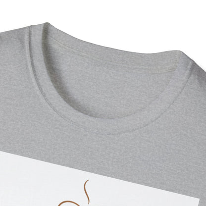Enjoy Simple Things Coffee Cup T-Shirt | Minimalist Hand Illustration