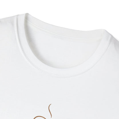 Enjoy Simple Things Coffee Cup T-Shirt | Minimalist Hand Illustration
