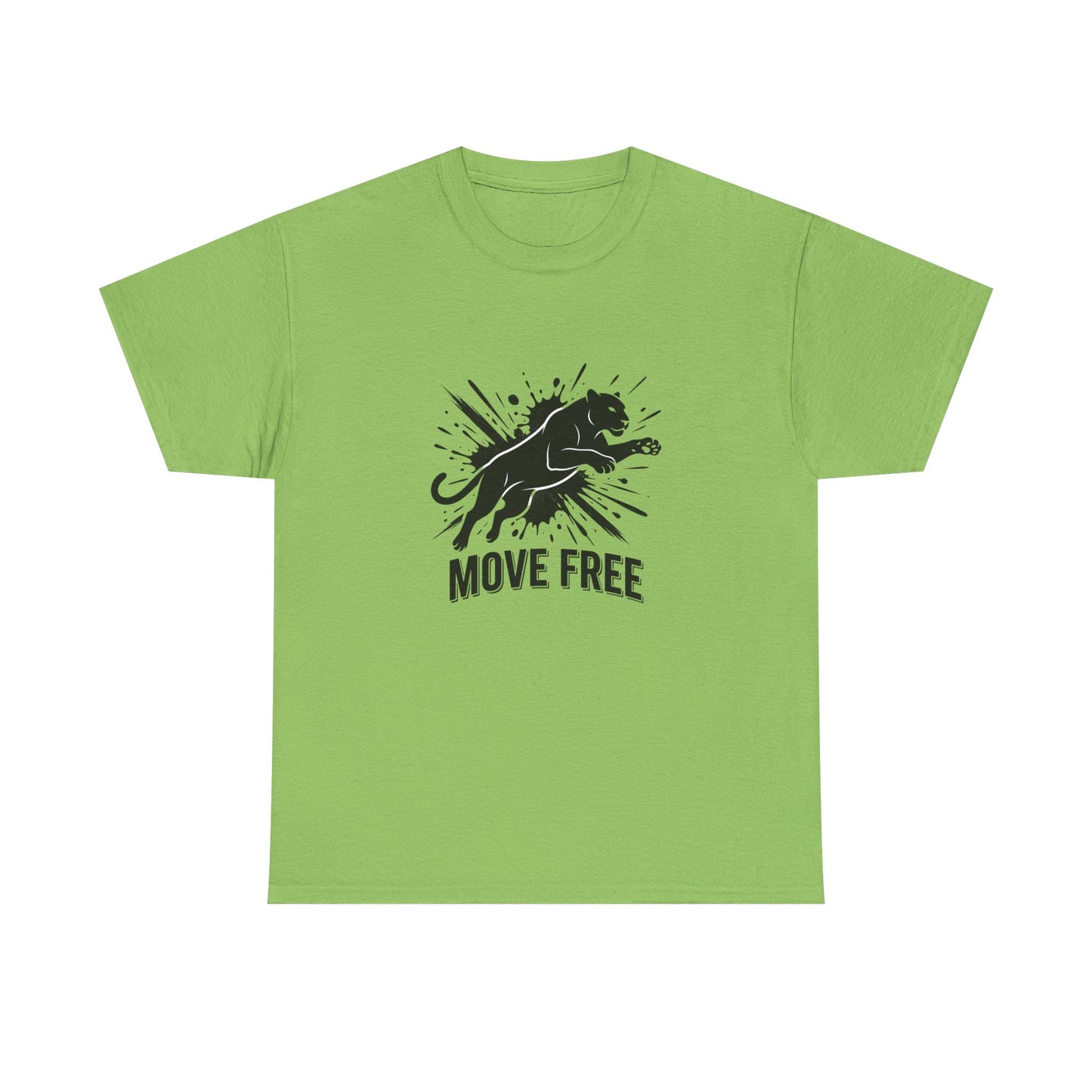 Tricou Gildan 5000 “MOVE FREE” – Bumbac 100% Rezistent, Confort Zilnic & Stil Streetwear Autentic