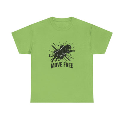Tricou Gildan 5000 “MOVE FREE” – Bumbac 100% Rezistent, Confort Zilnic & Stil Streetwear Autentic