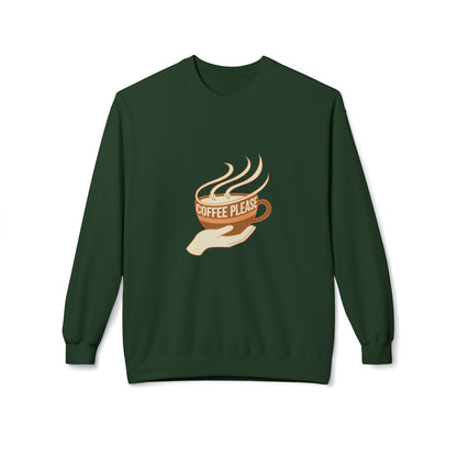Coffee Please cup illustration Sweatshirt | cozy coffee design