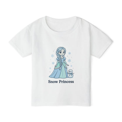 Snow Princess toddler T-shirt | Cute winter princess shirt, snowflake designTricou Copii „Snow Princess” – Bumbac 100% Eco, Design Magic de Iarnă, Confort Premium pentru Fetițe