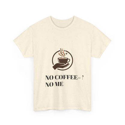 No Coffee No Me Tee | Coffee Cup Illustration, Morning Caffeine Shirt