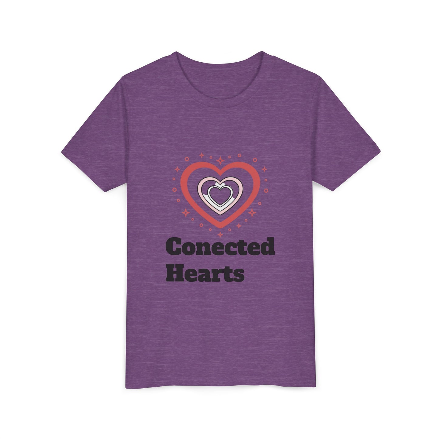 Connected Hearts Youth Tee | Heart Graphic, Love Design