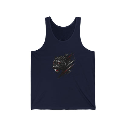 Roaring Black Panther Tank | Panther Head Graphic Tank TopMaiou Personalizat Premium Unisex din Bumbac Airlume® | Ușor, Respirabil și Confortabil | XS–2XL