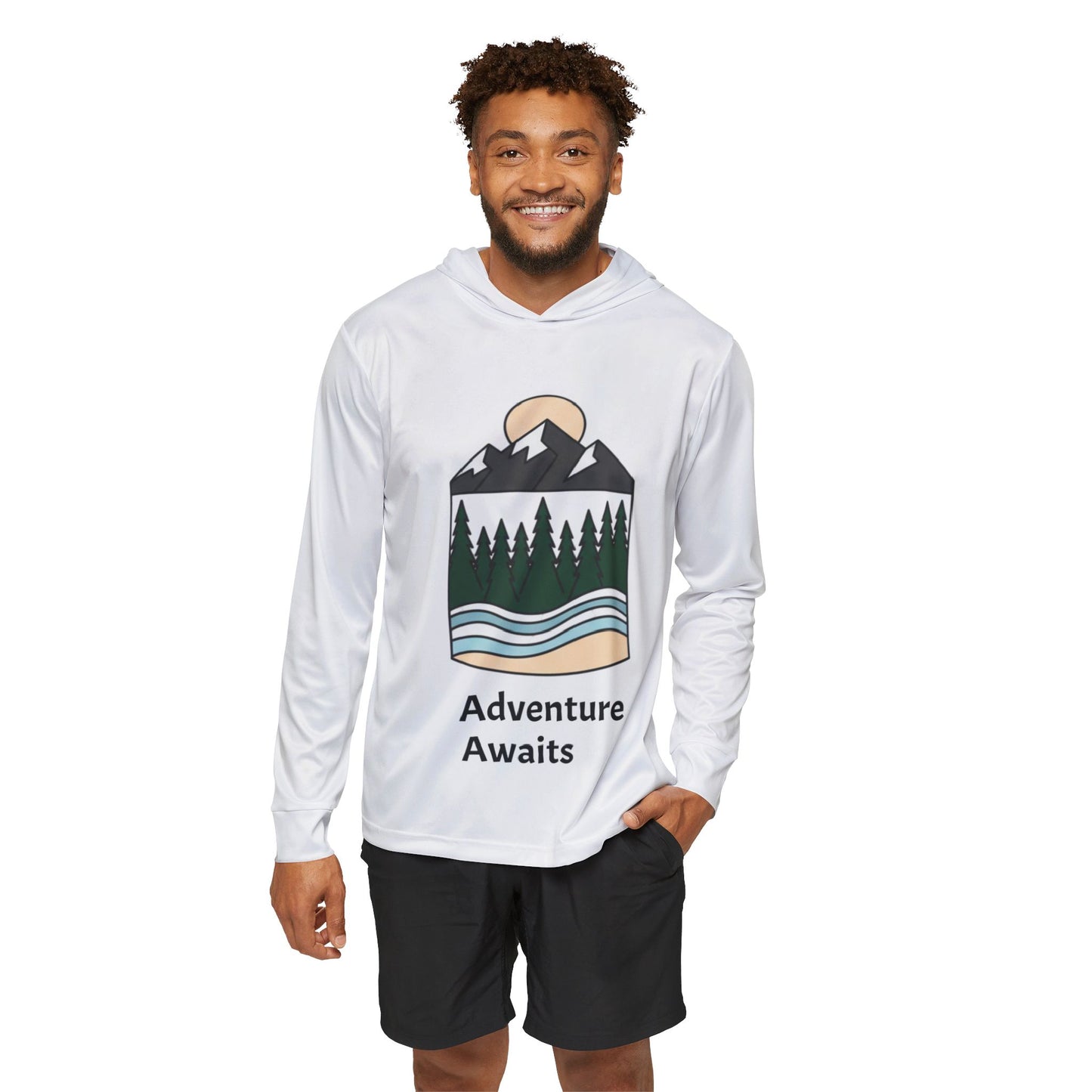 Adventure Awaits Mountain Hoodie — Men's Outdoor Warmup Pullover