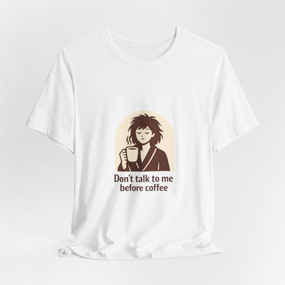Tricou Cafea Unisex Bella Canvas 3001 – Coffee Lover Shirt, Funny Coffee Quote, Cozy Aesthetic Tee, Cadou pentru Iubitorii de Cafea