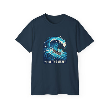 Ride the Wave T-Shirt | Ocean Wave Surf Graphic Tee