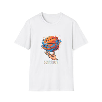 Basketball Passion T-Shirt | Spinning Ball Illustration