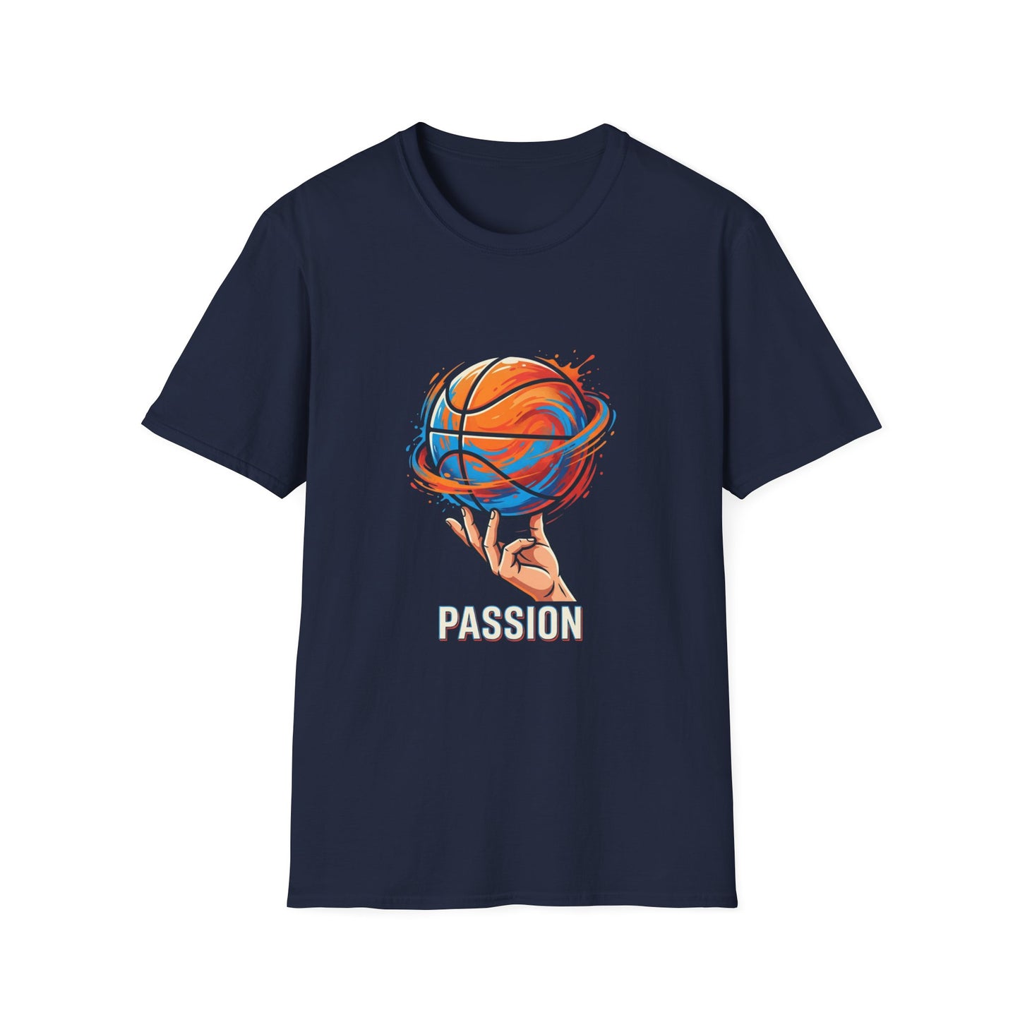 Basketball Passion T-Shirt | Spinning Ball Illustration
