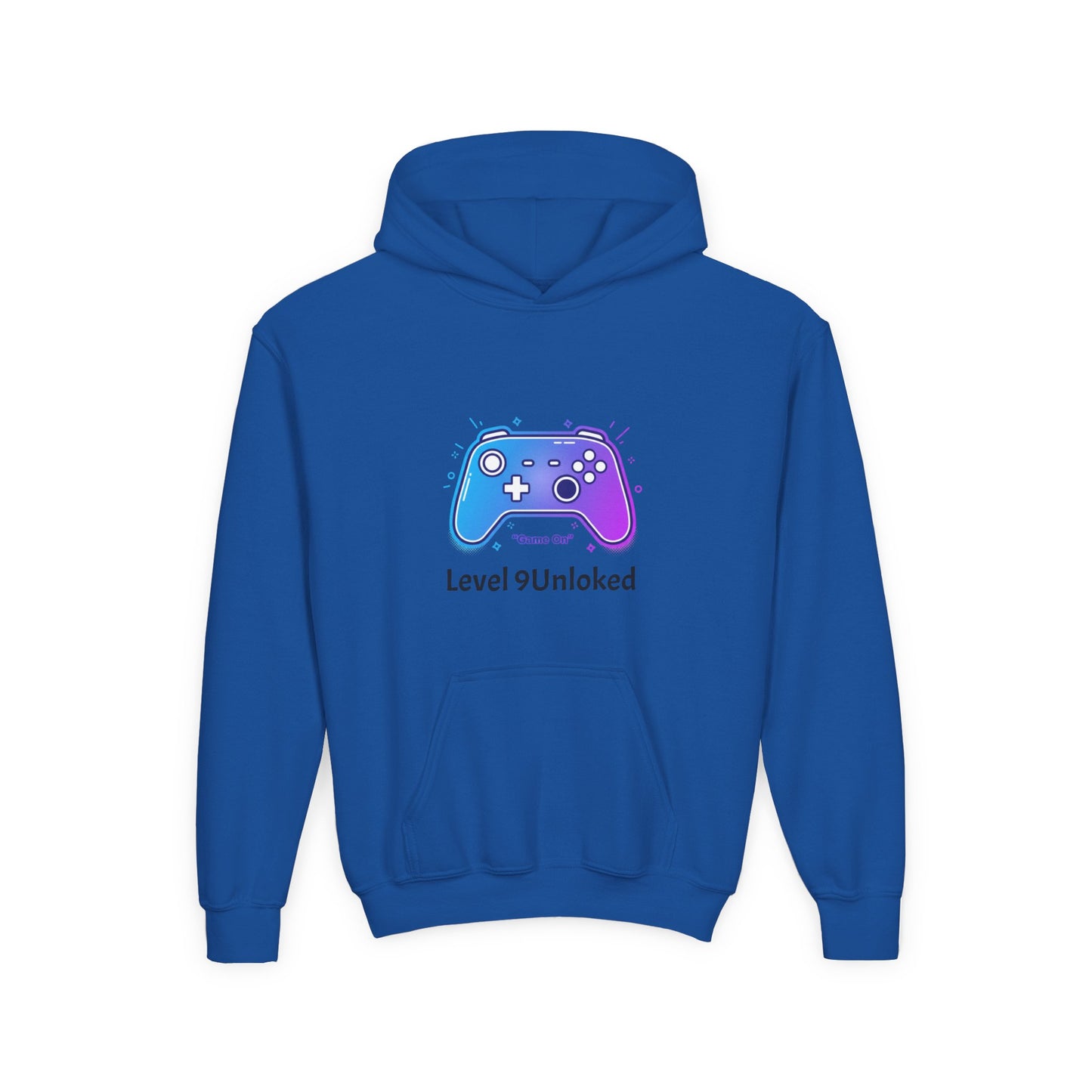 Level 9 Unlocked Video Game Controller Hoodie | Gamer Kids Sweatshirt