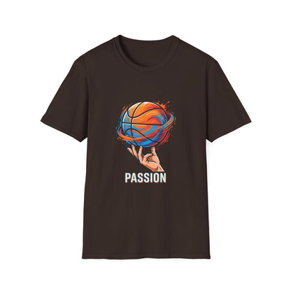 Basketball Passion T-Shirt | Spinning Ball Illustration
