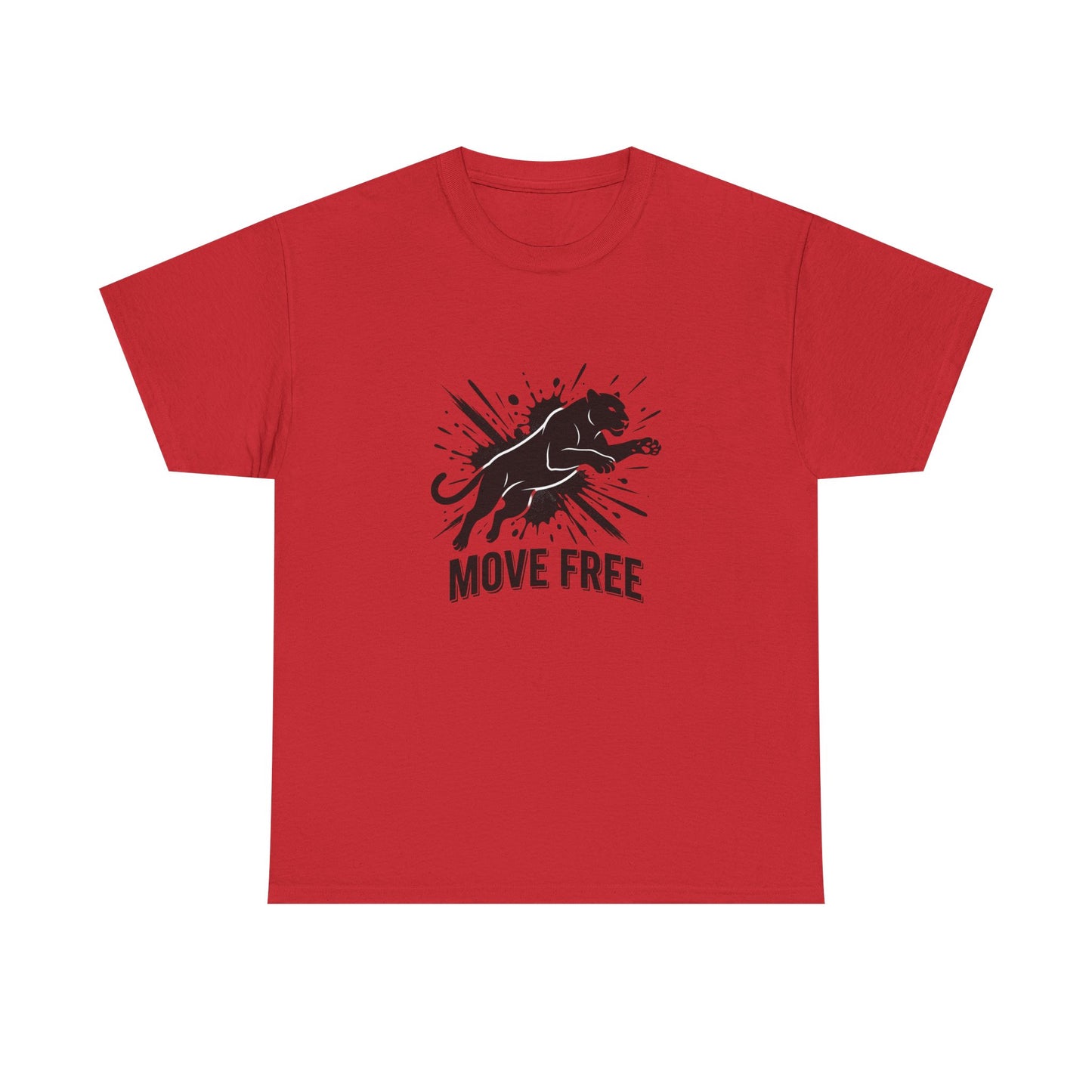 Tricou Gildan 5000 “MOVE FREE” – Bumbac 100% Rezistent, Confort Zilnic & Stil Streetwear Autentic