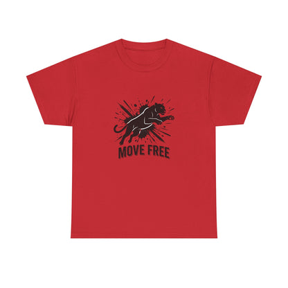 Tricou Gildan 5000 “MOVE FREE” – Bumbac 100% Rezistent, Confort Zilnic & Stil Streetwear Autentic