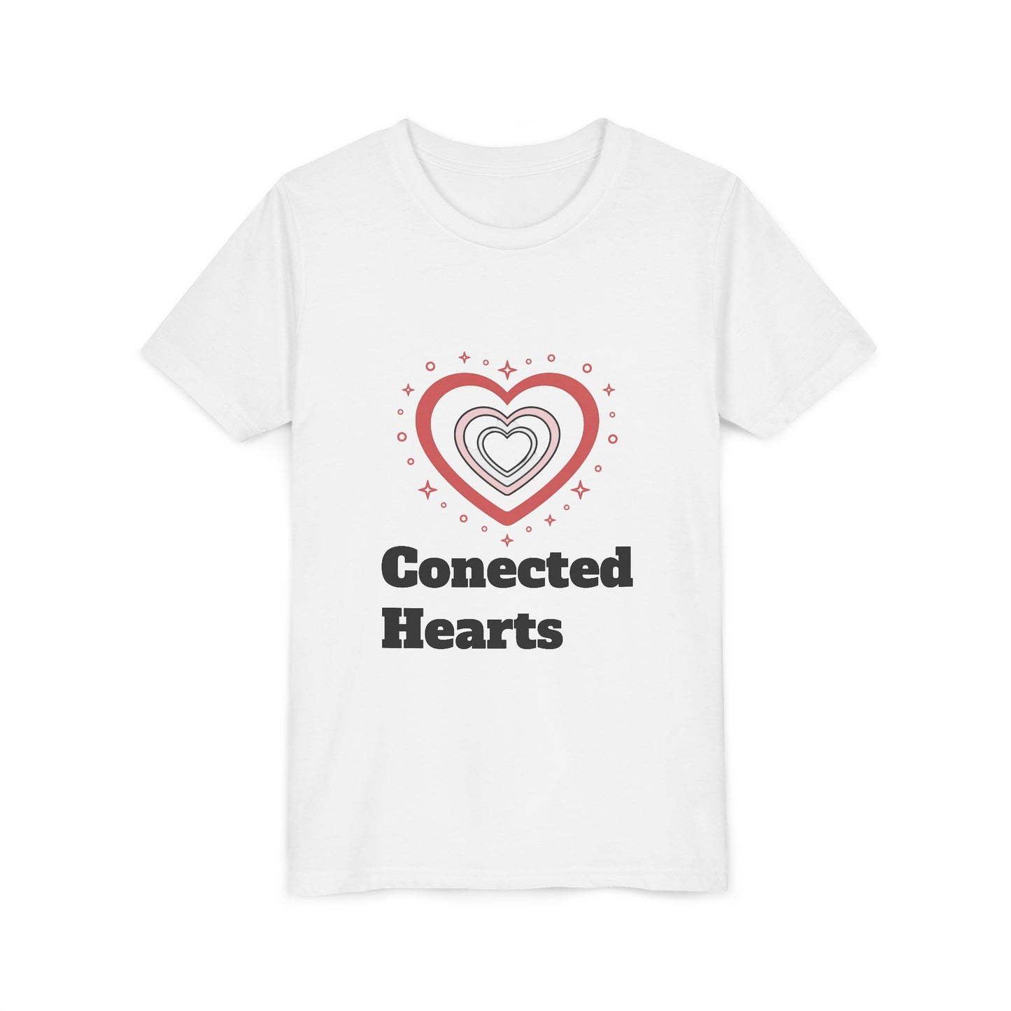 Connected Hearts Youth Tee | Heart Graphic, Love Design