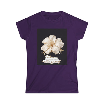 Tricou Damă Softstyle Premium – Bumbac Moale & Croială Feminină