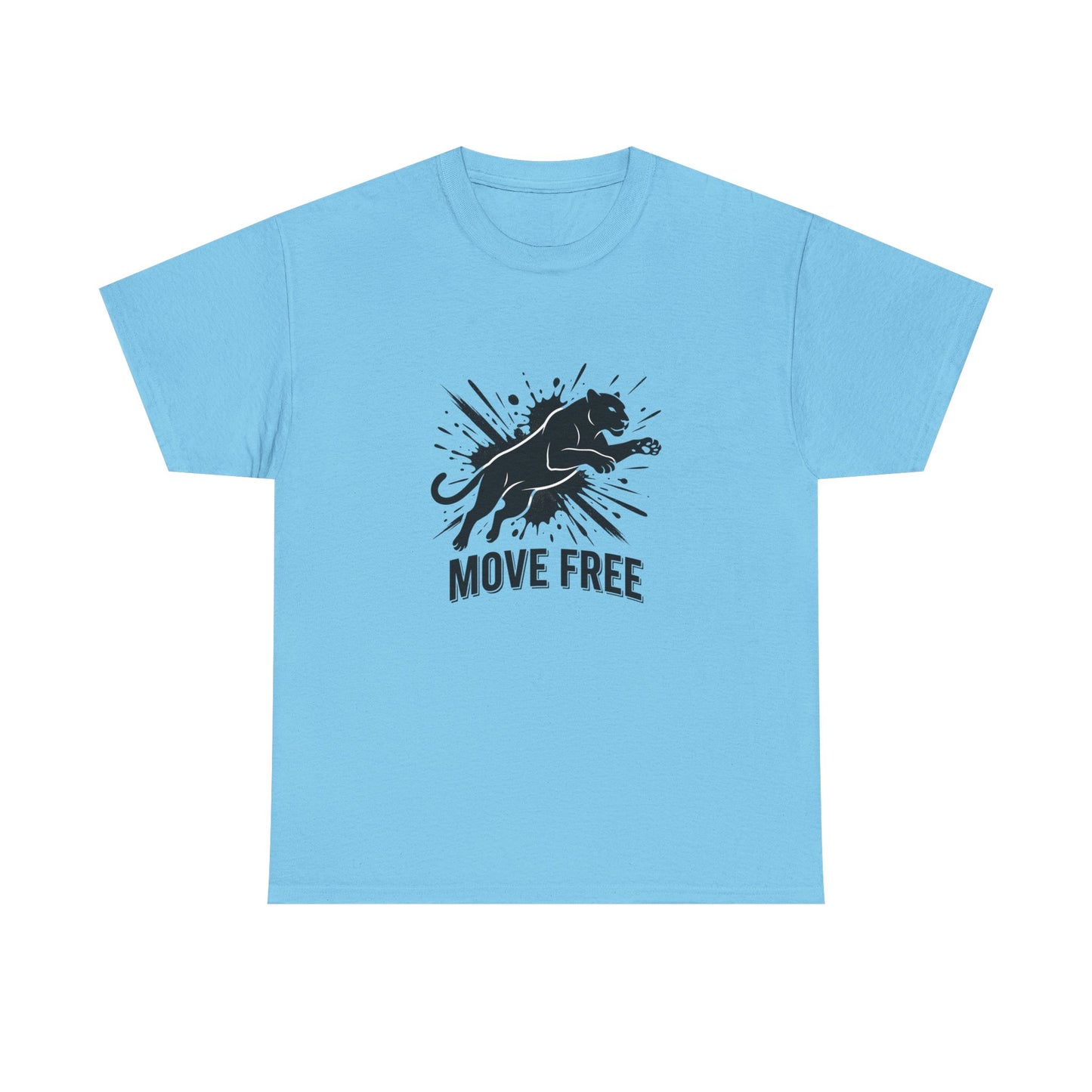 Tricou Gildan 5000 “MOVE FREE” – Bumbac 100% Rezistent, Confort Zilnic & Stil Streetwear Autentic