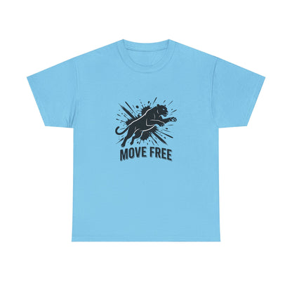 Tricou Gildan 5000 “MOVE FREE” – Bumbac 100% Rezistent, Confort Zilnic & Stil Streetwear Autentic