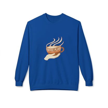 Coffee Please cup illustration Sweatshirt | cozy coffee design