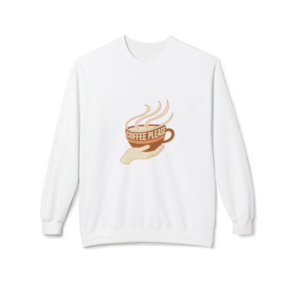 Coffee Please cup illustration Sweatshirt | cozy coffee design