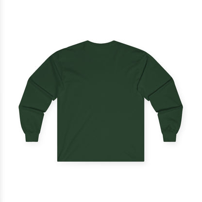 Long Sleeve Tee — "Enjoy The Moment" Retro Sunset Hiking Shirt