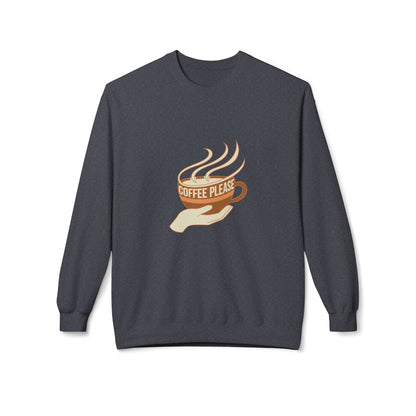 Coffee Please cup illustration Sweatshirt | cozy coffee design